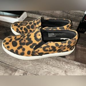 Leopard Print slip ons